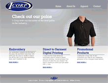 Tablet Screenshot of 1corpweb.com